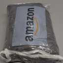 No Hook Shower Curtain and Snap in Liner Set Grey Tufted Chevron Striped Cloth Waterproof Washable Fabric Boho Gray Bath Curtain with See Through Mesh Top Window for Bathroom Hotel 71" x 86"