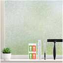 Coavas Frosted Glass Window Privacy Film, Day and Night, 17.5" x 118.1" | Static Cling No Glue Removable, Frosting Opaque Decorative Film, UV Heat Blocking, Renter Friendly for Bathroom Bedroom Door