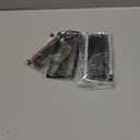 WILLBOND 4 Pcs Banana Hair Clips for Women Large Small Comb Vintage Clincher Banana Grip Clip Styling Accessories Gift for Curly Thick Thin Wavy Hair Ponytail Wedding(Pink, Purple, Black, Silver)