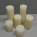 Unscented Candles 6 Pcs