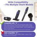 IX141 Vacuum Replacement Attachments for Shark Cordless Vacuums Ix141 Iz462h Iz483h Iz363ht Iz361h Iz163h Iz362h Removable Two-in-one Crevice Tool Brush for D-Shaped Vacuum