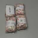 4 Ply Cotton Yarn, Medium Weight Variegated Gradient, Hand Knitting & Crocheting Yarn for Hats, Scarves & Crafts (Grey+Pink)