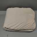 H.VERSAILTEX Stretch Velvet Sofa Covers for 3 Cushion Couch Covers Sofa Slipcovers Furniture Protector Soft with Non Slip Elastic Bottom, Crafted from Thick Comfy Rich Velour (Sofa 72"-90", Ivory)
