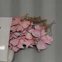 Bucherry 36 Pcs Valentine's Day Wooden Pink Bow Ornaments 3.54 Inch Double Sided Valentines Tree Decorations Coquette Bow 3D Hanging Pendants for Home Party Decoration