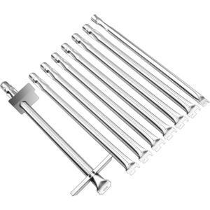 67558 Burner Tubes Replacement for Weber Summit 660 670 Gas Grill Models, Grill Burner for Weber Summit Grill Parts, 8 Pack