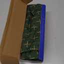 MIULEE Pack of 2 Christmas Decorative Burlap Linen Throw Pillow Covers Modern Farmhouse Pillowcase Rustic Woven Textured Cushion Cover for Sofa Couch Bed 18x18 Inch Christmas Green