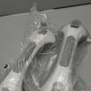 LEVERLOC Grab Bars for Bathtubs and Showers 2 Pack Suction Grab Bar, Heavy Duty 12 Inch Shower Handle Removable Bath Handrails for Seniors and Elderly, Bathroom Safety Grip No Drilling Waterproof Grey (Gray)