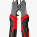 1pc mini bolt cutter, wire rope special cutter multifunctional labor-saving lock cutter hand tool，Used To Cut Wire (Silver/ Red)