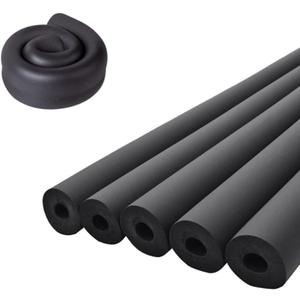 Pipe Insulation Foam Tube 1-1/2"ID*3/8" Foam Tubing Black Pipe Cover Heat Preservation for Outdoor Water Pipe Insulation,AC Unit, Guitar Stands, Exercise Machine Handle and Roof Rack Etc