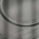 SARO LIFESTYLE Decorative Charger Plates, 13 Round Plastic Charger Plates, Set of 4  Elegant Table Dcor for Events, Weddings & Home Dining, Silver