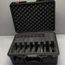 Hard Gun Case for Handgun & Pistol: TAS Approved Mutil Handguns & Magazines | Hard Shell Firearm Hard Case for Air Travel | Waterproof Pistol Box with Custom Foam Interior | Large Capacity Gun Storage