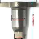 N415874 1/2 Anvil Fits Cordless Impact Wrench Kit,Detent Pin Anvil,Driver Spindle Hammer Block For DCF899 DCF899B DCF899M1 DCF899P1 DCF899P2 Impact Wrench(This is not suitable for dcf899 type4)
