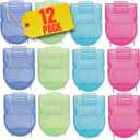 1InTheOffice Cubicle Clips, Assorted Colors, "12 Pack"