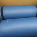 Foam Sleeping Pad for Camping - 1.25-Inch-Thick Waterproof Sleep Pad with Carry Straps for Cots, Tents, or Sleepovers by Wakeman Outdoors (Black)