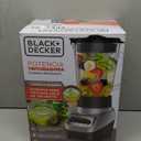 BLACK+DECKER PowerCrush Multi-Function Blender with 6-Cup Glass Jar, 4 Speed Settings, Silver
