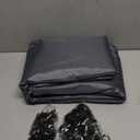 homegroove Gazebo Curtains Outdoor Waterproof 10 * 10ft, Privacy Curtains 4-Panels, Gazebo Replacement Curtain with Zipper for Garden, Patio, Yard (Only Curtains) Gray (Grey)