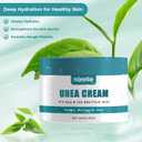 Norelie Urea Cream 42% with 2% Salicylic Acid - Foot and Heel Moisturizer for Dry, Cracked Skin - Non-Greasy Hydrating Cream for Feet, Hands, and Elbows, Softens Calluses and Rough Skin, 3.53oz