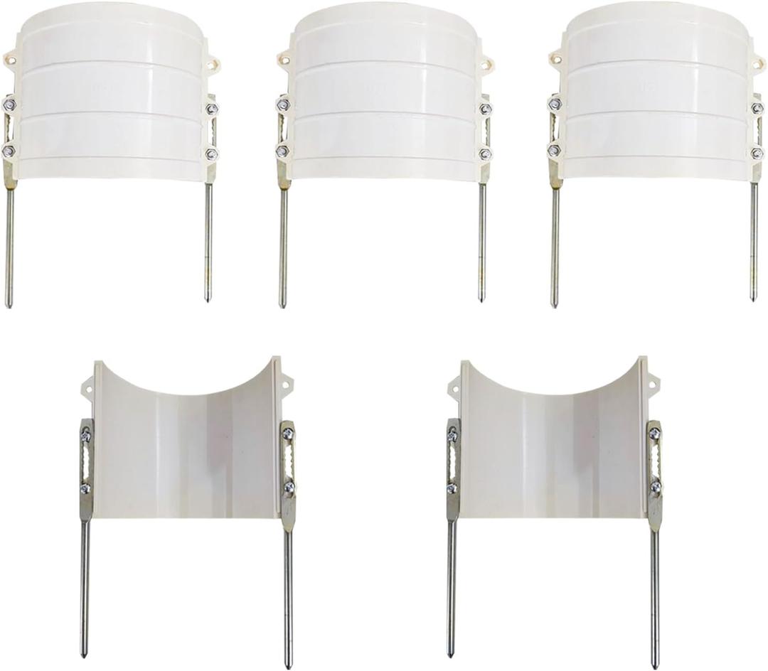 2 Sprinkler Guard Shields - White Sprinkler Splash Shield Overspray Protectors for Lawns, Parks, Garden