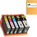 Compatible Dell Series 31 32 33 34 Ink Cartridges Replacement for Dell V525w V725w Printer (2BK, 1C, 1M, 1Y)