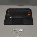 Doohoeek Surface Pro 11/10/9/X 13 Inch Keyboard, Bluetooth Keyboard with Touch Pad & Lighting Keys Compatible with Surface Pro 13" Copilot+, Pen & Tablets NOT Included, Rechargeable via USB-C Cable (Orange)