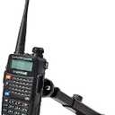 HYSHIKRA Suction Cup Walkie-Talkie Holder Windshield/Dashboard, Handheld Radio Mount with Strong Sticky Gel Pad, Compatible with Baofeng UV5R Motorola Talkabout Midland Cobra Yaesu Radio HT