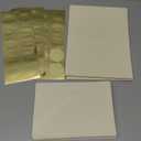 50 PACK Cream Blank Cards and Envelopes 4x6 Inch, Note Greeting Cards, Folded Ivory Cardstock and Envelopes Self Seal for Wedding, Invitations, DIY Greeting Cardstock, Thank You Cards & All Occasion