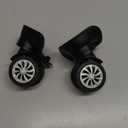 2 Pcs Luggage Wheels Replacement - Plastic Luggage Wheels, 360 Degree Rotation Spinner Suitcase Wheel, Resistant for Most Suitcase Repair