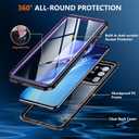 SPIDERCASE Designed for Samsung Galaxy S20 Ultra Case Waterproof, Built-in Lens & Screen Protector [Full Body Shockproof] [Military Drop Proof] [IP68 Underwater] Case for Galaxy S20 Ultra -Purple