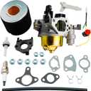 Ruma Adjustable Carburetor Air filter Kit for Honda GX340 GX390 GX420 11HP 13HP 16HP Engine Harbor Freight Predator 420cc Engine and Power Equipment