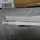 LazBlinds No Tools No Drill 1" Vinyl Mini Blinds, Cordless Blinds for Windows, Light Filtering Horizontal Window Blinds & Shades, 29" W x 36" H, White