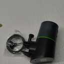 Automatic Fish Feeder for Aquarium - Rechargeable Fish Food Auto Dispenser Vacation Turtle Feeder with USB Charger CableLCD Screen, Customized ScheduleBlack