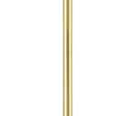 KES Gold Toilet Paper Holder Stand 26" H (Taller Version), Free Standing Toilet Paper Roll Holder with Weighted Base for Bathroom, Rustproof SUS304 Stainless Steel Brushed Gold, BPH283S66-BZ