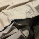 ULTCOVER Rectangular Patio Heavy Duty Table Cover - 600D Tough Canvas Waterproof Outdoor Dining Table and Chairs General Purpose Furniture Cover Size 111L x 74W x 28H inch