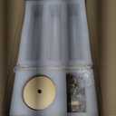 3Pcs Hurricane Glass Candle Holders Gold Candlestick Holders Taper Candle Holder with 9.8" Windproof Clear Cylinder Covers for Outdoor Indoor Tall Candle Stick Holder Decor for Wedding Party Fireplace