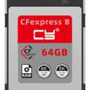 CY CFexpress Type-B 64GB Memory Card CFE CFB Adapter Compatible with Camera 8K RAW PCIe Expansion
