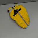 FUAMEY Dog Coat for Small Dogs,Waterproof Dog Winter Jacket with Harness Built in Puppy Cold Weather Coats Reflective Pet Vest with Zipper Warm Fleece Dogs Snowsuit Windproof Yellow XS