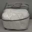 Nanko King Comforter Set White Tufted Jacquard Boho Soft Shabby Chic Reversible Down Alternative Microfiber Bedding - All Season Duvet and 2 Pillowcases Farmhouse Bed Sets Women Men 104 x 90 Size 3pc