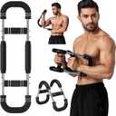 Twister Arm Trainer, Adjustable Chest Workout Equipment, Twister Arm Chest Exerciser Home Gym Strength Trainer, Portable Detachable Spring Workout Bar Home Fitness Equipment,70-110lbs