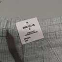 Splendid boys Boardwalk Linen Short Sleeve Button Down Shirt and Shorts 2-Piece Set, Light Sage Stripe Size 2