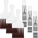 Boao Air Conditioner Condenser Fin Comb, Fin Cleaning Brush Air Conditioner Coil Cleaner Refrigerator Coil Cleaning Whisk Brush Evaporator Radiator Repair Tool(6 Pieces)