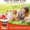 Dog Dental Wipes - Tooth Brushing Kit for Cats & Dogs - Dog Toothbrush Finger Dental Wipes to Remove Plaque & Tartar,Effective Teeth Cleaner (100PCS)