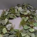 Eucalyptus Wreaths for Front Door 22", Handmade Green Leaves Wreath for Summer, Spring and All Seasons, Greenery Floral Wreath for Wall and Outside