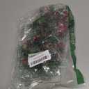 6 Pieces Christmas Candle Ring Artificial Red Berry Candle Holder with Pine Cones Christmas Wreath Rings for Xmas Home Dining Table Centerpieces Decor