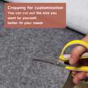 Garage Mats Oversize Garage Floor Paking Mat for Under Car, 7.4 x 17 Ft Non-Slip Gray Garage Flooring Carpets, Absorbent Oil Garage Parking Mat, Waterproof Mats