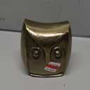 HD Designs Aluminum Owl Gold 4.6 Inches Home Decor Desk Table Shelf Figure