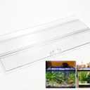 29.21in(L) × 12.4in(W) X0.16in(Thickness) Foldable Glass Fish Tank Lid, Aquarium Hood top lid Cover Suitable for 29 Gallon Aquarium Fish Tank