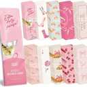 100PCS Bookmarks for Women, Bow Theme Paper Bookmarks Bulk 6" x 2" Cute Book Marks for Reading Booklovers Students Schools Gifts (Bow)