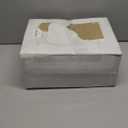 LIYH 180 Pcs Green and Gold Plastic Plates - Green Plastic Dinnerware sets,Disposable Dinner Dessert Plates, Gold Plastic Silverware Cups for Holiday, Party