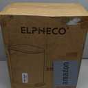 ELPHECO 3.5 Gallon Bathroom Trash Can with Soft Close Lid, 13.5 Litre Stainless Steel Pedel Garbage Can with Removable Inner Bucket, Wastebasket for Bathroom, Office, Bedroom, Silver