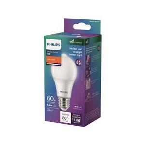 PHILIPS 60W
Equivalent Soft White A19 Medium Led Motion & Daylight Sensor Light Bulb